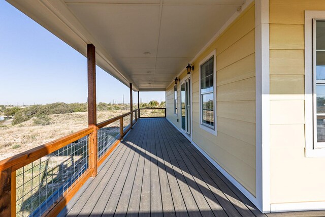 view of deck