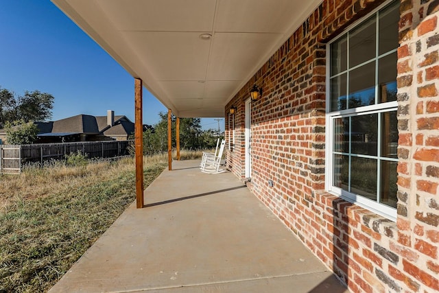 view of patio