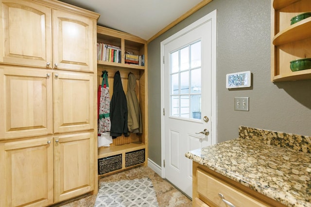 mudroom featuring visible vents