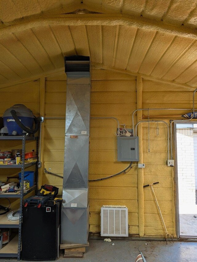 utility room featuring electric panel