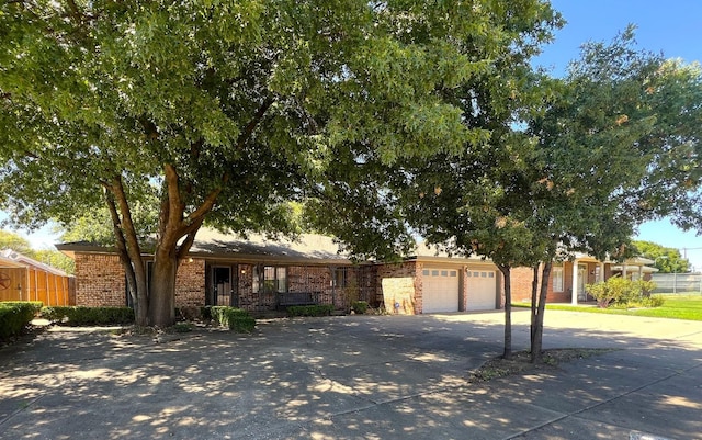 ranch-style house with a garage