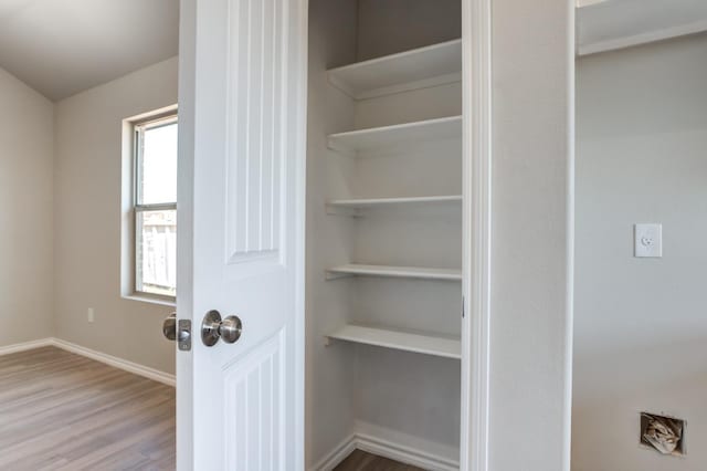 view of closet