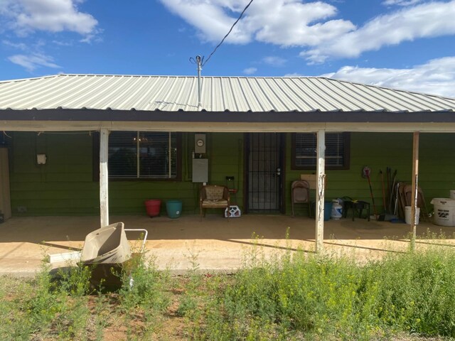 view of back of property