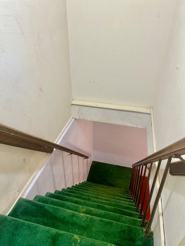 view of staircase