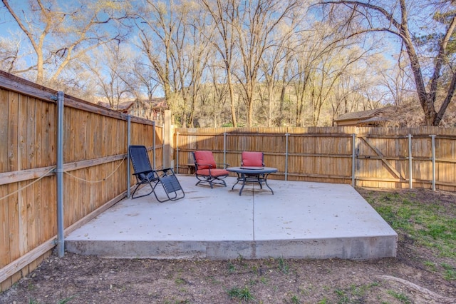 view of patio