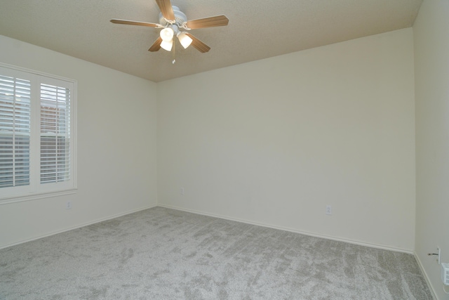 9808 Huron Ave, Lubbock, TX 79424 - carpeted empty room featuring ceiling fan and baseboards