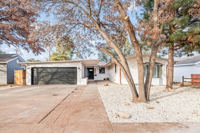 ranch-style house with a garage