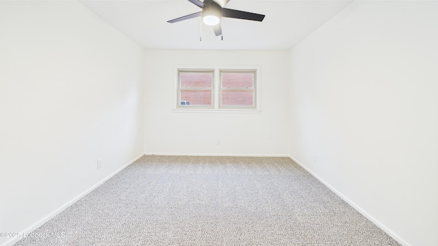 3811 42nd St, Lubbock, TX 79413 - unfurnished room featuring a ceiling fan and light colored carpet