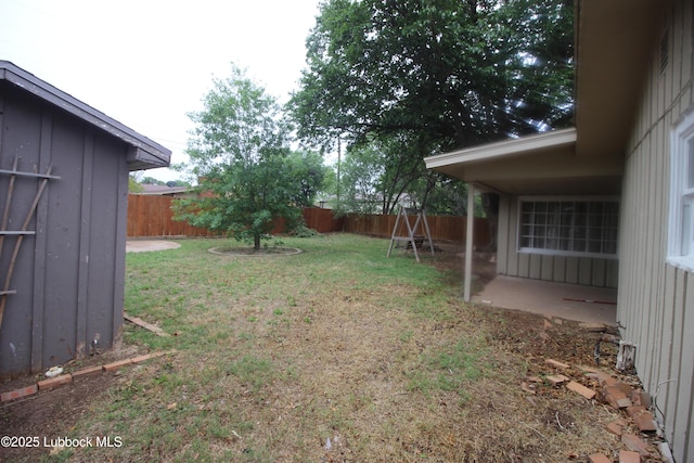 3707 38th St, Lubbock, TX 79413 - view of fenced backyard