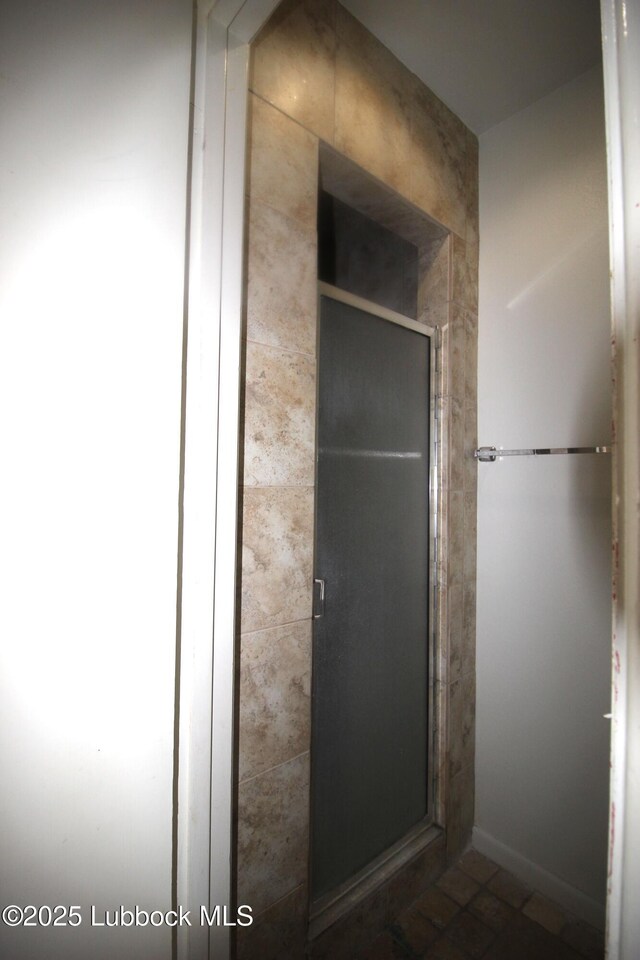 3707 38th St, Lubbock, TX 79413 - full bathroom featuring a stall shower