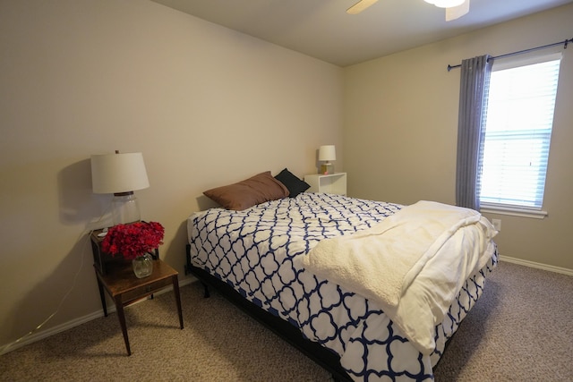 1505 Westminster Ave, Wolfforth, TX 79382 - carpeted bedroom featuring baseboards and a ceiling fan