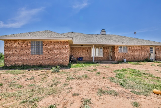 view of rear view of property