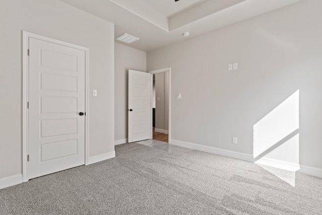 unfurnished bedroom featuring carpet