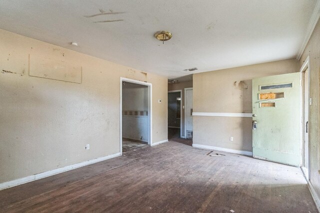 interior space with wood-type flooring