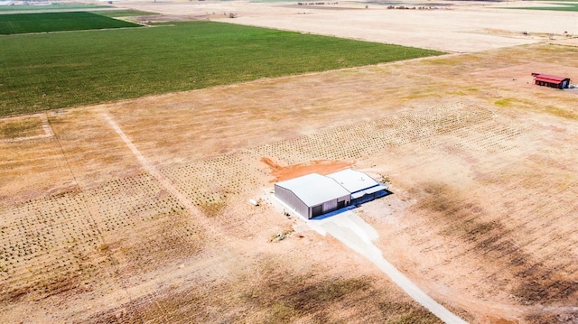 drone / aerial view featuring a rural view