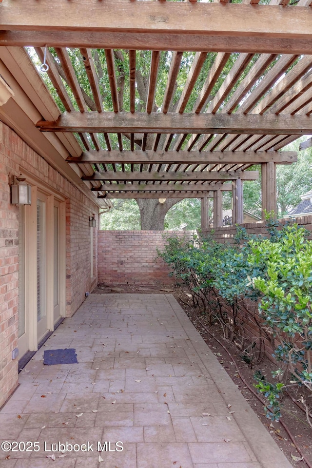 4420 87th St, Lubbock, TX 79424 - view of patio with fence