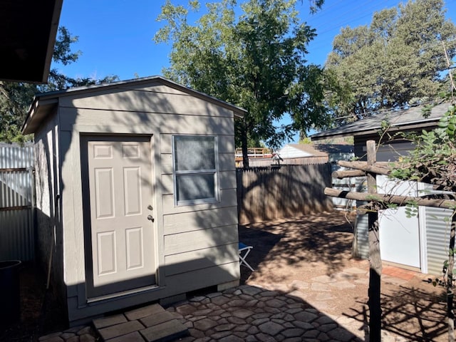 view of outbuilding