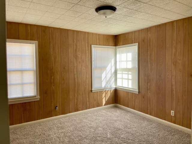 unfurnished room featuring carpet floors