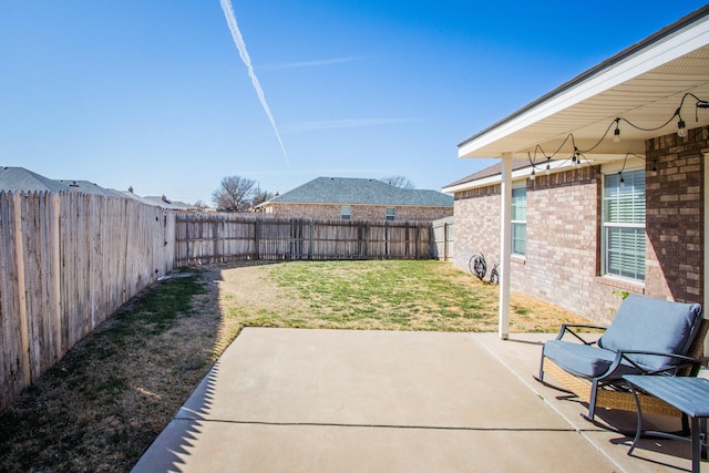 3602 Pontiac Ave, Lubbock, TX 79407 - view of yard with a patio area and a fenced backyard