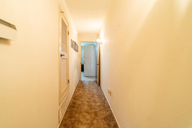 corridor featuring carpet floors