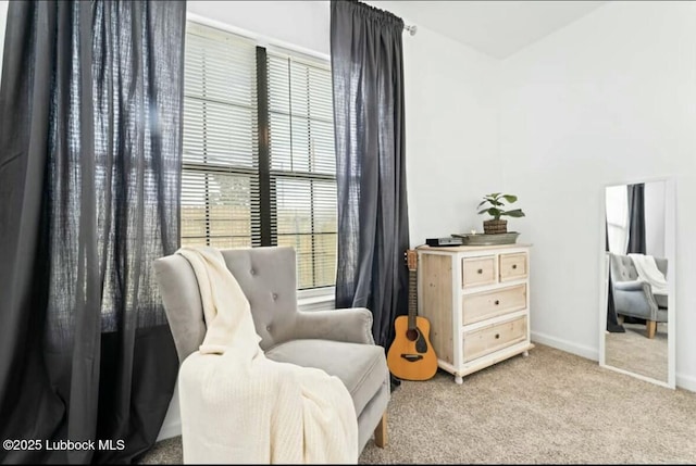 1502 30th St, Lubbock, TX 79411 - living area featuring carpet and baseboards