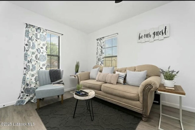 1502 30th St, Lubbock, TX 79411 - living room with wood finished floors and baseboards