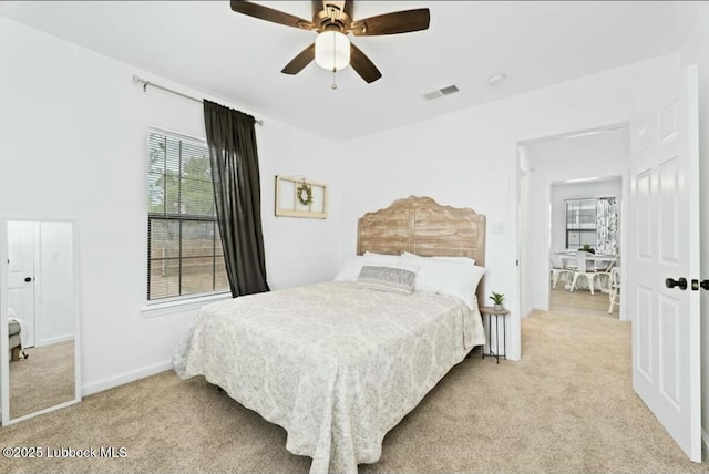 1502 30th St, Lubbock, TX 79411 - bedroom featuring carpet flooring and ceiling fan
