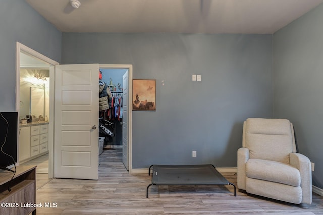 12010 N Crk 1500, Shallowater, TX 79363 - sitting room featuring light wood finished floors and baseboards