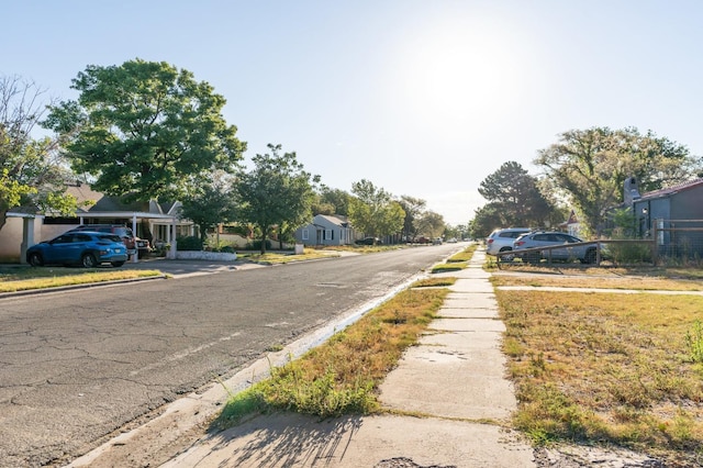 view of street