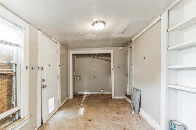 view of laundry room