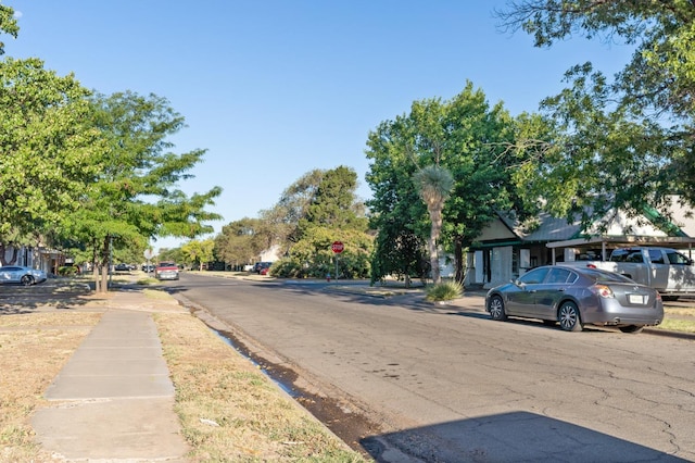 view of street