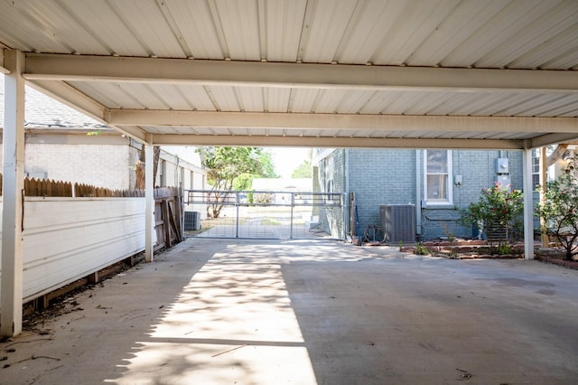 view of patio with cooling unit