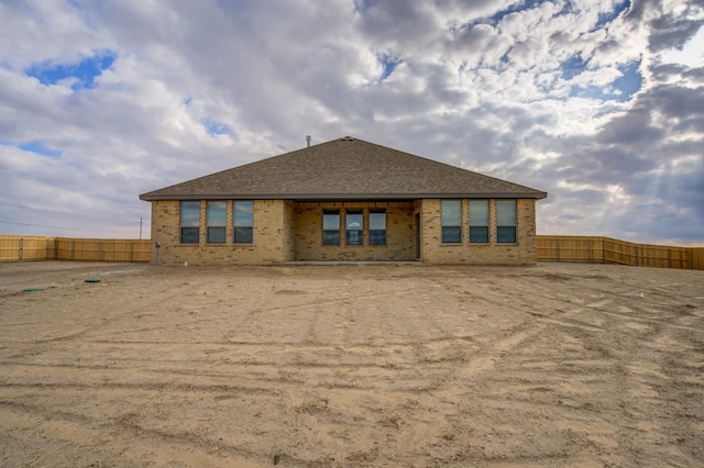 view of back of property