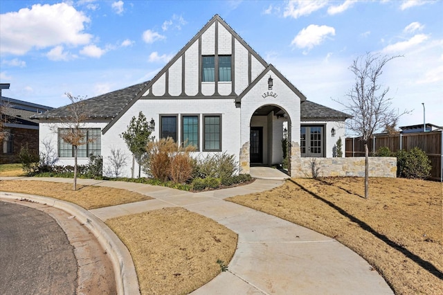 view of english style home