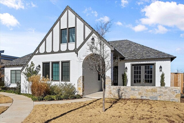 view of front of house featuring french doors