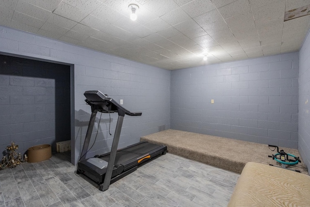 view of workout room