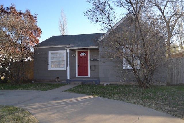 view of front of property