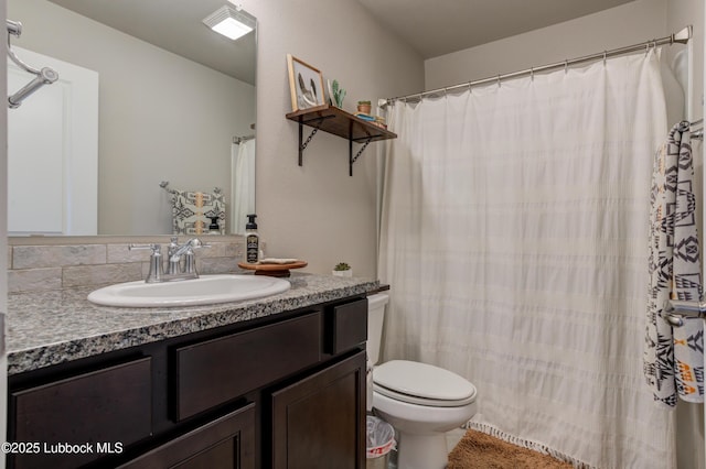 7511 31st St, Lubbock, TX 79407 - full bathroom with vanity and a shower with shower curtain