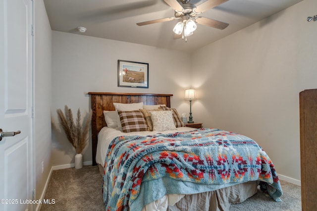 7511 31st St, Lubbock, TX 79407 - bedroom with carpet and ceiling fan