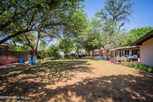 4609 10th St, Lubbock, TX 79416 - view of yard with a patio area
