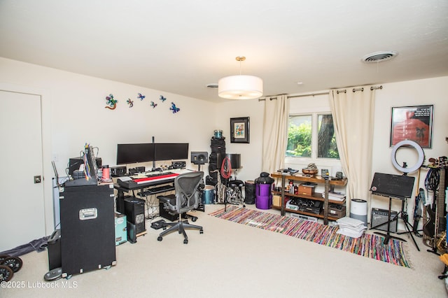 4609 10th St, Lubbock, TX 79416 - home office featuring carpet flooring