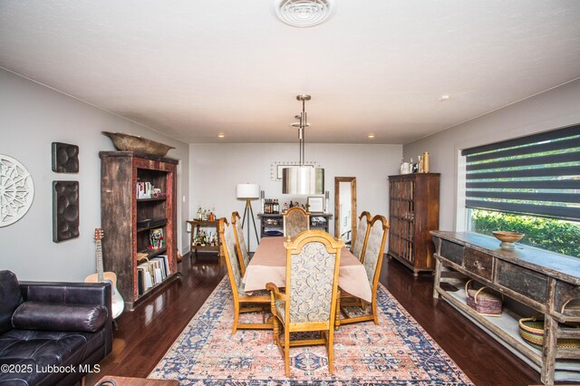 4609 10th St, Lubbock, TX 79416 - dining space with wood finished floors and recessed lighting