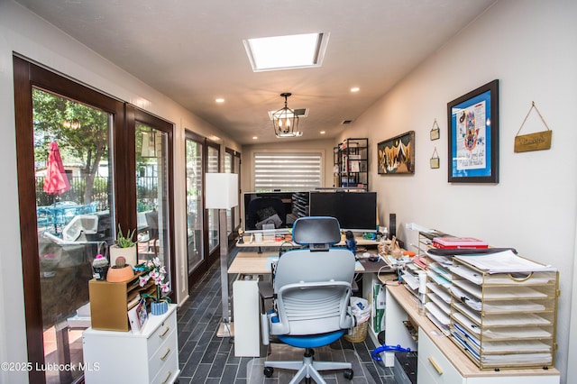4609 10th St, Lubbock, TX 79416 - office area with recessed lighting