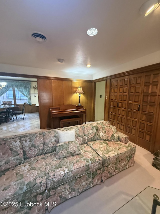 3806 56th St, Lubbock, TX 79413 - living room featuring recessed lighting