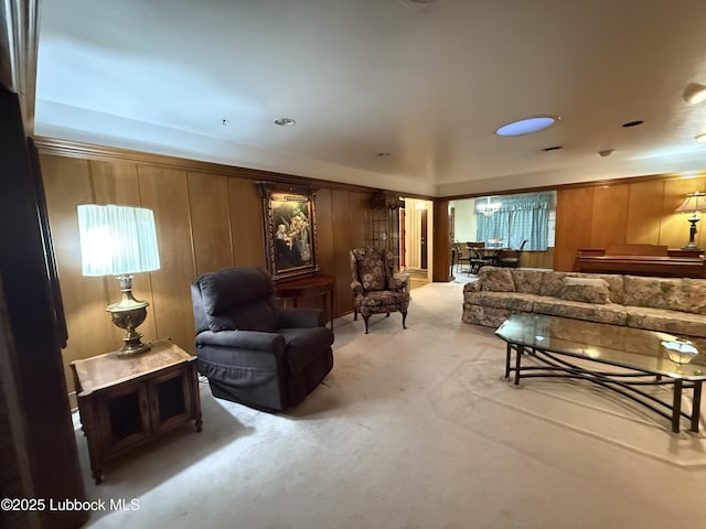 3806 56th St, Lubbock, TX 79413 - living area featuring carpet