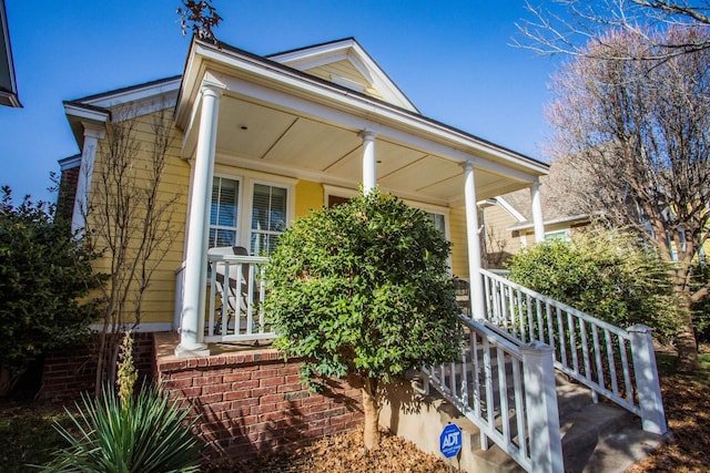 4612 120th Pl, Lubbock, TX 79424 - view of home's exterior featuring covered porch