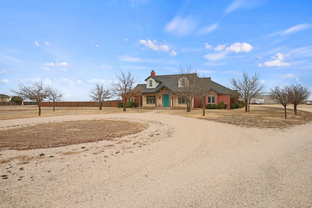 view of front of home