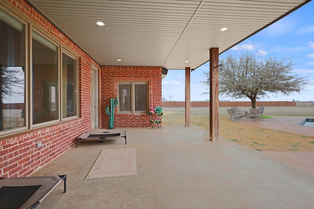 view of patio