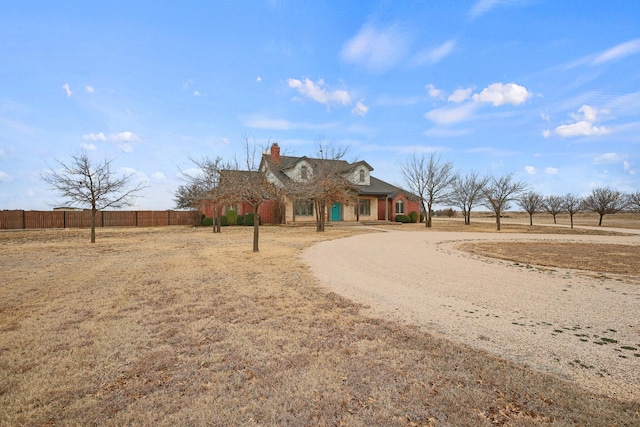 view of front of property