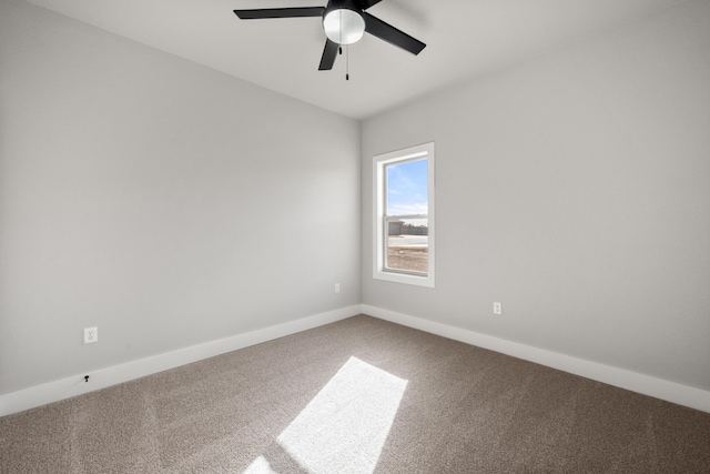 7814 96th St, Lubbock, TX 79424 - carpeted spare room with a ceiling fan and baseboards